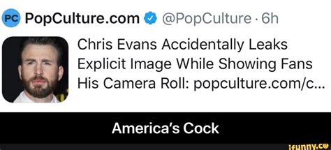 Chris Evans Accidentally Leaks Explicit Image While Showing。